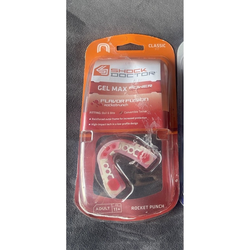 Shock Doctor Gel Max Mouthguard Youth & Adult - You Pick - Flavor New Unopened